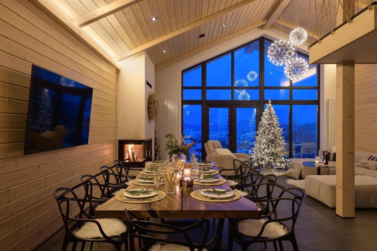 Be Be Chalet - Premium Jacuzi & Private Pool Bukovel Bagian luar foto