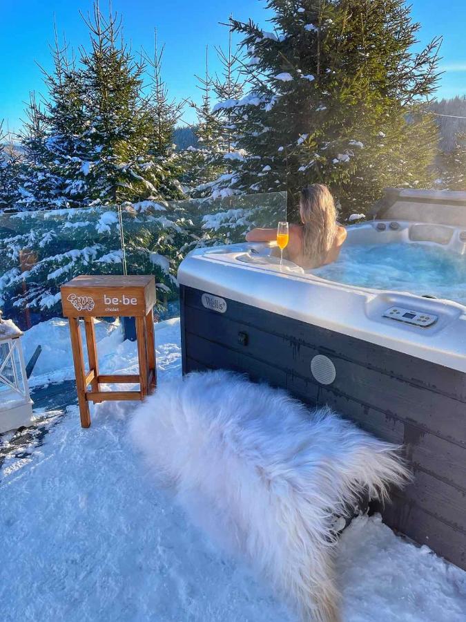 Be Be Chalet - Premium Jacuzi & Private Pool Bukovel Bagian luar foto